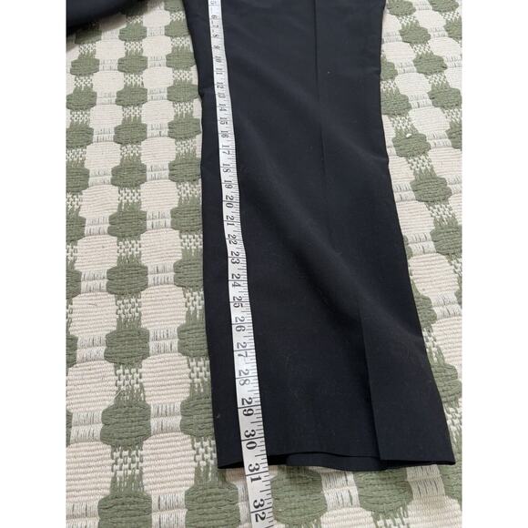Burberry London Black Straight Leg Uniform Dress Pants -Satin Side Line Sz 56 - Picture 12 of 15